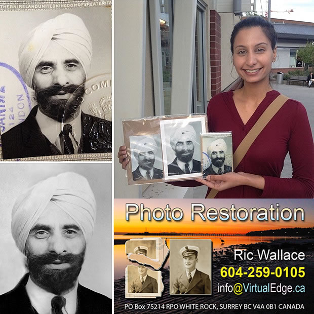 Ric Wallace can bring FADED or partially lost PHOTOS back to LIFE